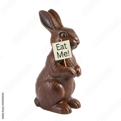 Chocolate Easter Bunny Statue: Eat Me!