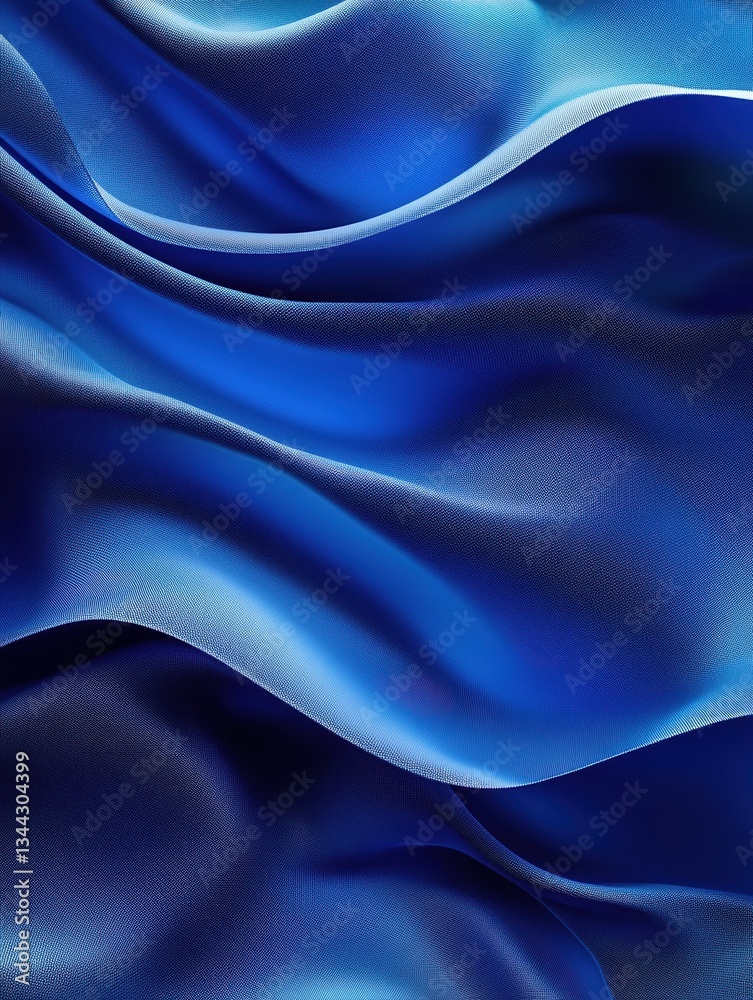 Fototapeta premium Blue gradient abstract background with a textured, grainy effect, evoking depth and motion