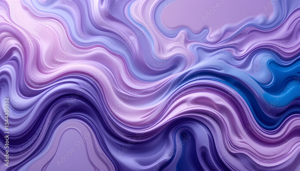 Abstract Flowing Purple and Blue Liquid Design Abstract Flowing Purple and Blue Liquid Design