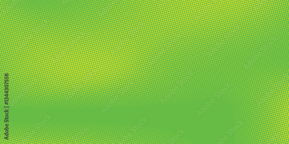 Dots halftone green color pattern gradient texture with technology digital background. Dots pop art comics with nature graphic design.