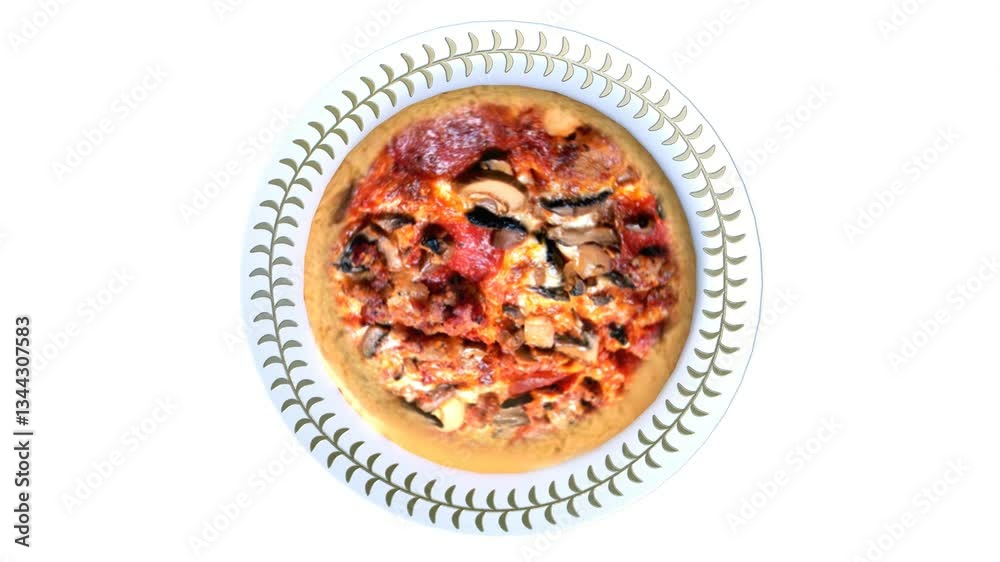 spicy mutton pizza spicy mutton pizza