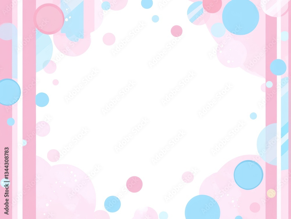Pastel Pink and Blue Abstract Bubble Background Pastel Pink and Blue Abstract Bubble Background