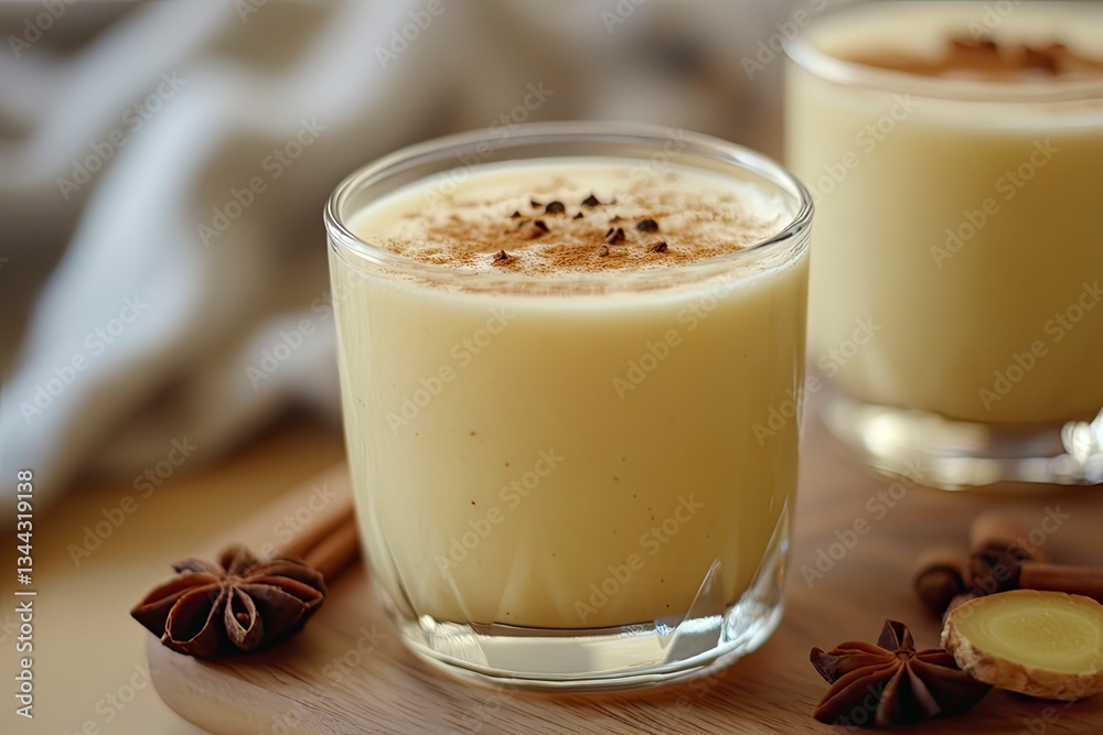Hot ginger drink - with honey and cinnamon Hot ginger drink - with honey and cinnamon