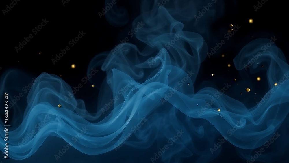 Obraz premium Smoky Waves Pattern