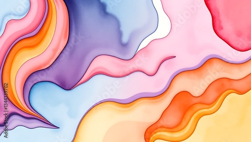 vibrant abstract background with variety of colors