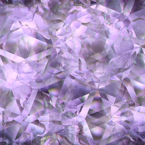 Creative amethyst square patterns