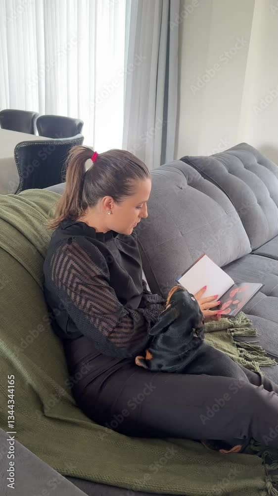 Mulher lendo livro 