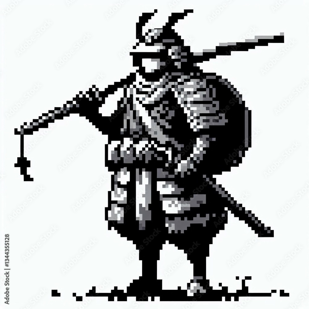 Pixel Samurai Ready for Battle Pixel Samurai Ready for Battle