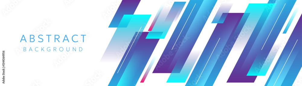 Obraz premium blue geometric background geometric shapes element template design