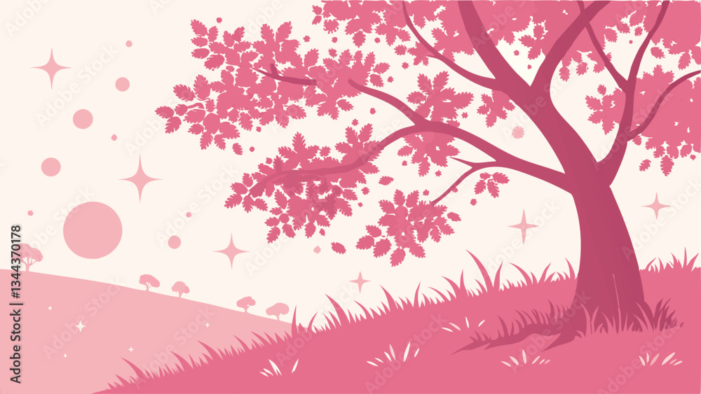 Fototapeta premium pink bokeh and glitter sweet background