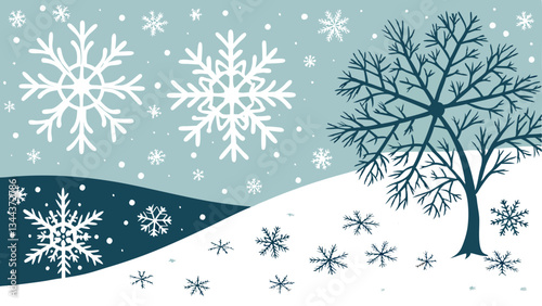 Beautiful flying snowflakes wallpaper. Wintertime fleck freeze elements. Snowfall sky white purple design. Blurred snowflakes december texture. Snow hurricane landscape.
