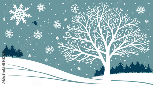 random falling snow flakes wallpaper snowfall