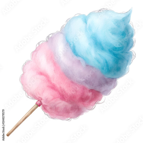 blue cotton candy