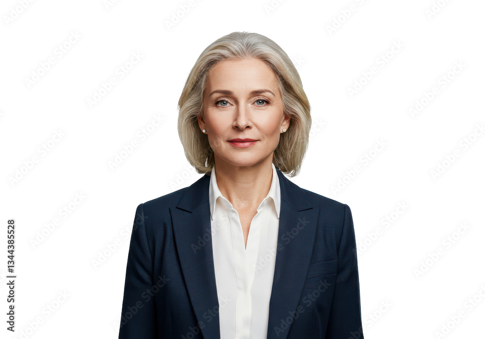 Portrait of a business woman isolated on transparent, White background Portrait of a business woman isolated on transparent, White background