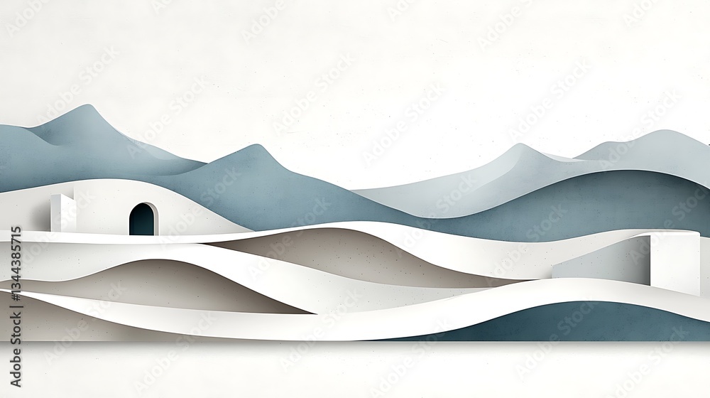 Minimalist landscape design