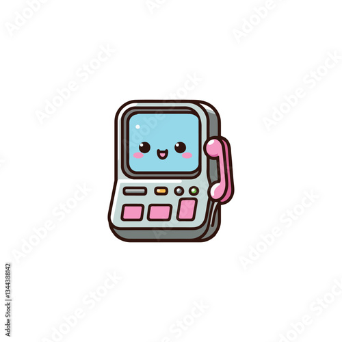 kawaii   Bio-Organic Phone vector,  Bio-Organic mobile Phone
