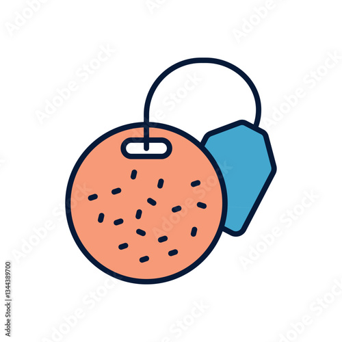 Tea bag Vector icon