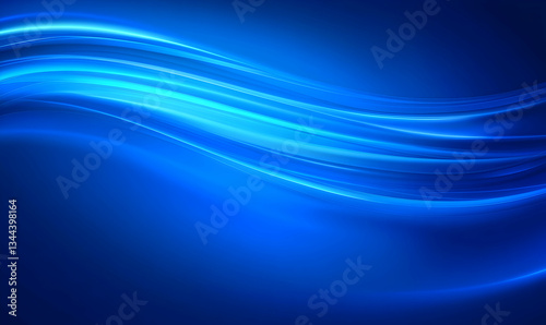 Abstract blue wave background, perfect for website banners, presentations, or digital designs.  Dynamic, flowing lines create a modern and elegant feel.