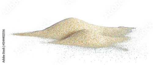 dune of beach sand isolated