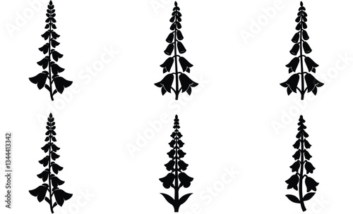 Set of Laurel Wreaths with Christmas and Winter Elements