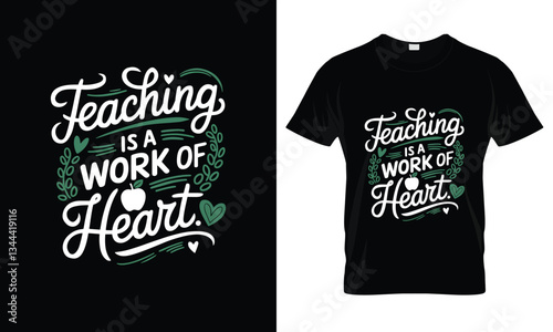 The best teachers teach from the heart t-shirt