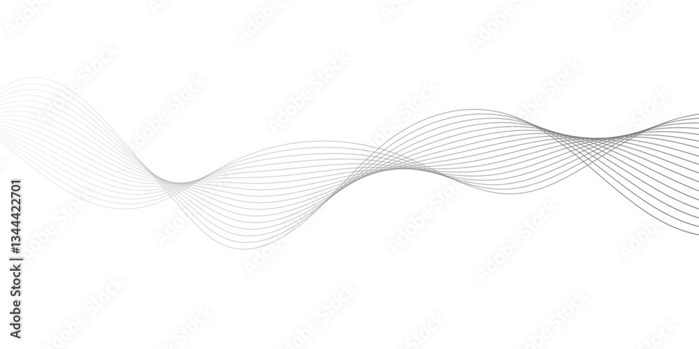 abstract Grey wave line background on white background. abstract Grey wave line background on white background.