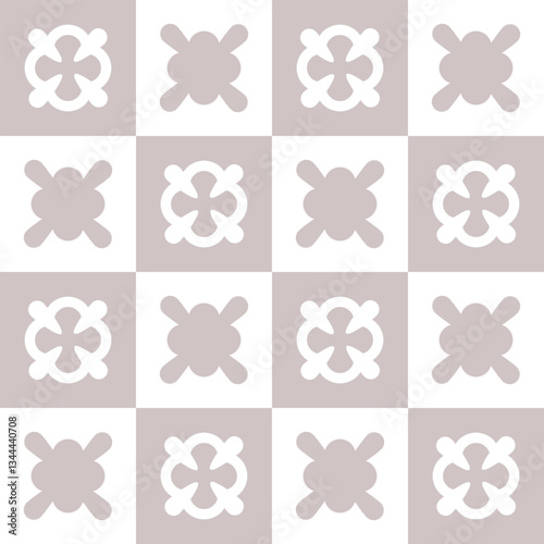 A subtle and elegant dot floral pattern, perfect for contemporary design and soft decor.