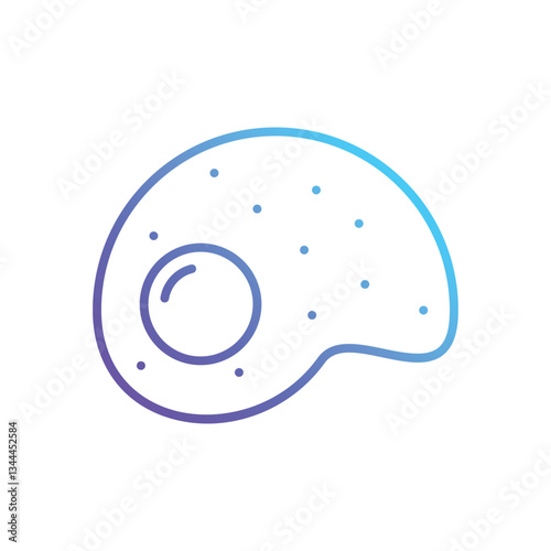 Fried egg Vector icon