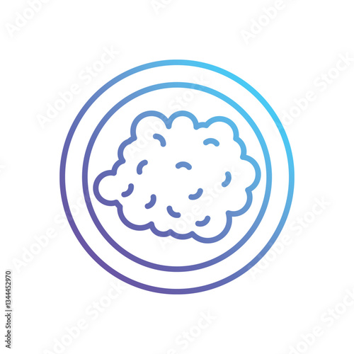 Scrambled eggs Vector icon