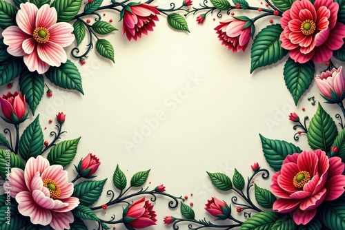 Intricate floral damask, swirling vines & leaves, leaves, fabric, embroidery