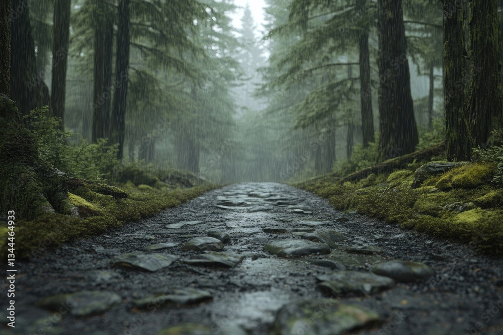 Misty Forest Path (2)