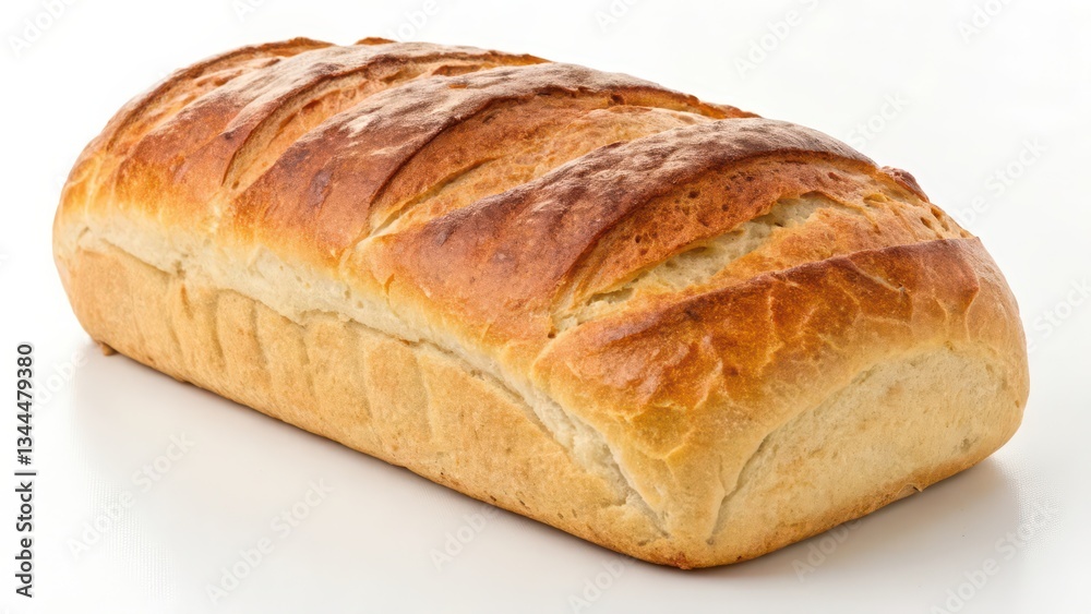 Loaf of Bread on White Background Loaf of Bread on White Background