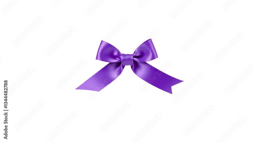 Purple ribbon awareness isolated transparent background png. Ai generated. Purple ribbon awareness isolated transparent background png. Ai generated.