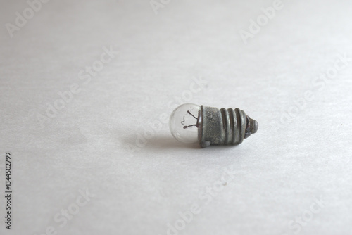 miniature incandescent bulb with E10 base. for flashlights, indicators and lanterns