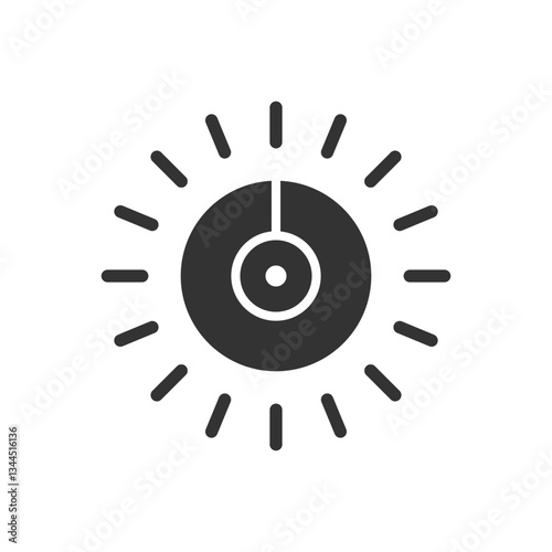 Control Knob Icon Sign Symbol