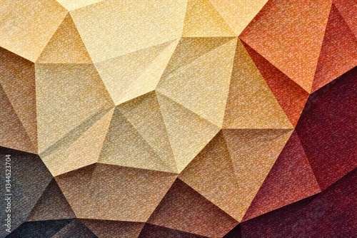 Geometric tapestry wallpaper with muted earth tones and subtle texture, abstract, clean