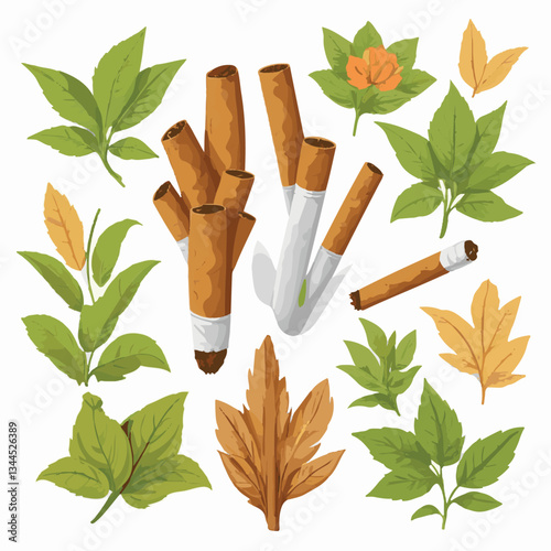 tobacco, nicotine, cigarette, health, cancer, background, leaf, smoke, addiction, cigar, unhealthy, risk, plant, danger, narcotic, product, natural, toxic, industry, organic, crop, nature, habit, isol