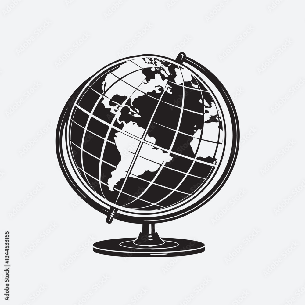 World planet earth silhouette vector art 1 World planet earth silhouette vector art 1
