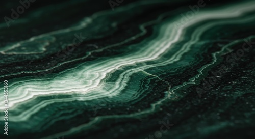 abstract green background with smoke