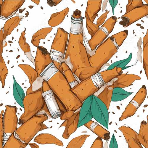 tobacco, nicotine, cigarette, health, cancer, background, leaf, smoke, addiction, cigar, unhealthy, risk, plant, danger, narcotic, product, natural, toxic, industry, organic, crop, nature, habit, isol