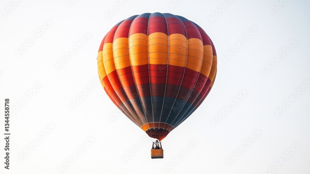 Fototapeta premium Majestic Hot Air Balloon Soaring High in the Sky