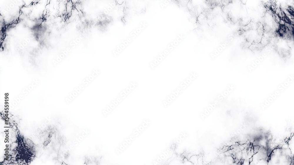 Obraz premium Elegant white marble frame design