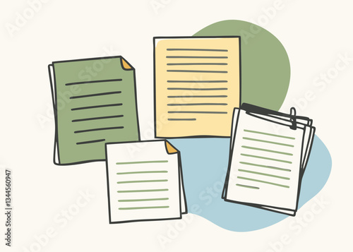 Paperwork Organization. A Visual Guide to Efficient Business Management