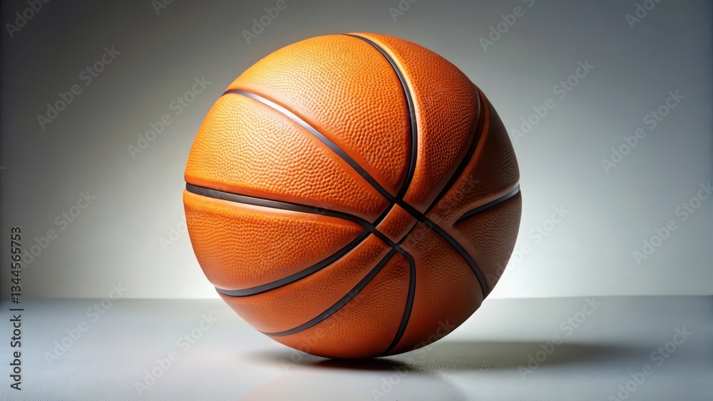 Obraz premium Basketball on White Background