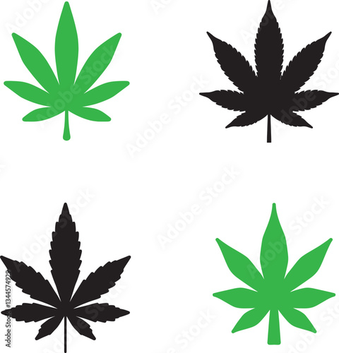 Weed logo vector