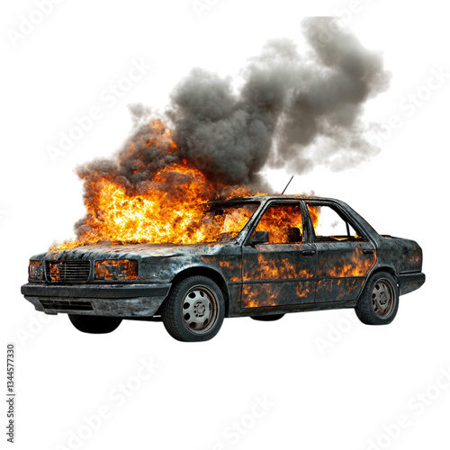 car in fire
