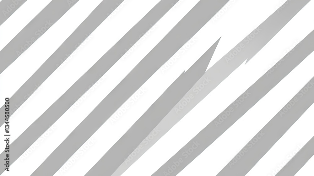 Obraz premium Gray diagonal stripes with a lightning bolt shape