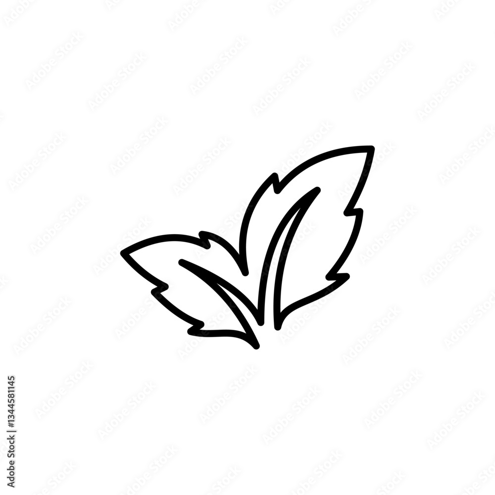Fototapeta premium Leaf icon design