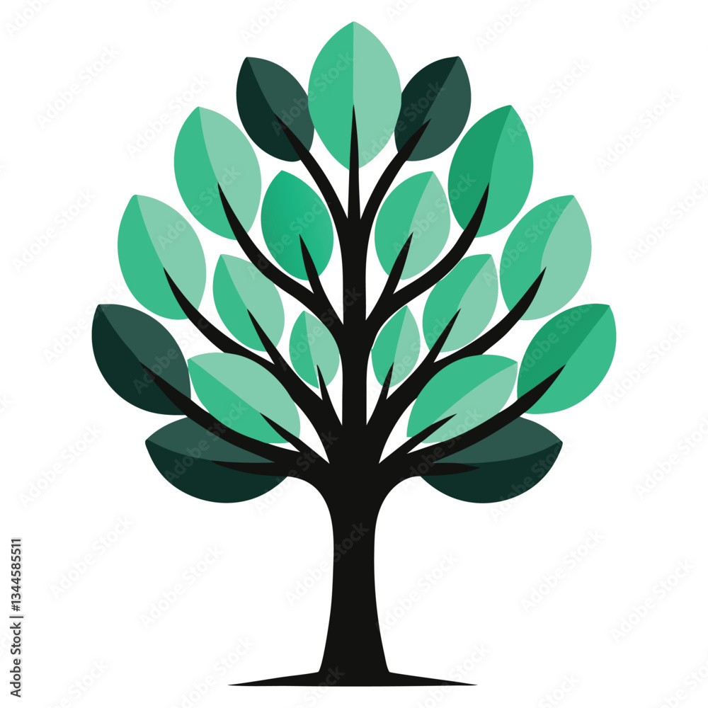 Fototapeta premium green tree vector