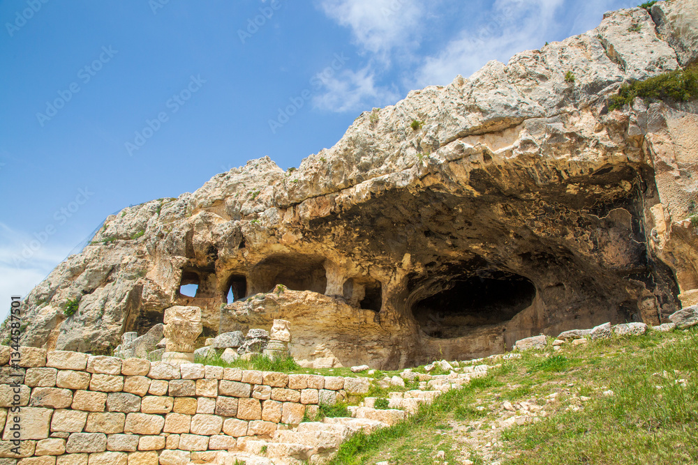 Alahan Monastery is a complex of fifth century buildings located in the mountains of Isauria in southern Asia Minor.Mut district of Mersin province,Turkey.